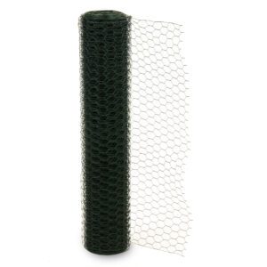 25mm PVC Green Coated Galvanised Chicken Wire Mesh - Available in multiple sizes and lengths - Image 4