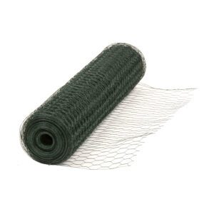 25mm PVC Green Coated Galvanised Chicken Wire Mesh - Available in multiple sizes and lengths - Image 5