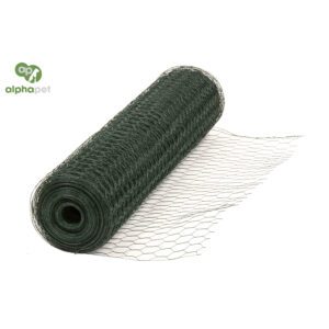25mm PVC Green Coated Galvanised Chicken Wire Mesh - Available in multiple sizes and lengths - Image 6