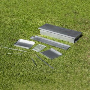 Alphapet® Aluminium Automatic Self Opening Chicken Feeder - Image 10