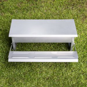 Alphapet® Aluminium Automatic Self Opening Chicken Feeder - Image 5