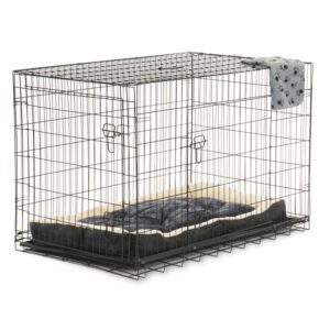 Dog Cage with Bed & Blanket XXL