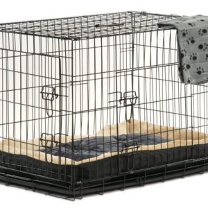 Alphapet® Large (36") Heavy Duty Pet Dog Cage Inc Fitted Fleece Bed And Blanket - Image 7