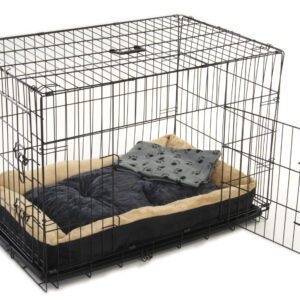 Alphapet® Large (36") Heavy Duty Pet Dog Cage Inc Fitted Fleece Bed And Blanket - Image 4
