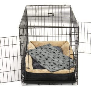 Alphapet® Large (36") Heavy Duty Pet Dog Cage Inc Fitted Fleece Bed And Blanket - Image 3