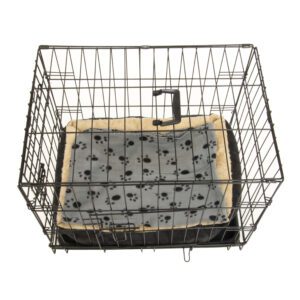 Alphapet® Small (24") Heavy Duty Pet Dog Cage Inc Fitted Fleece Bed And Blanket - Image 3