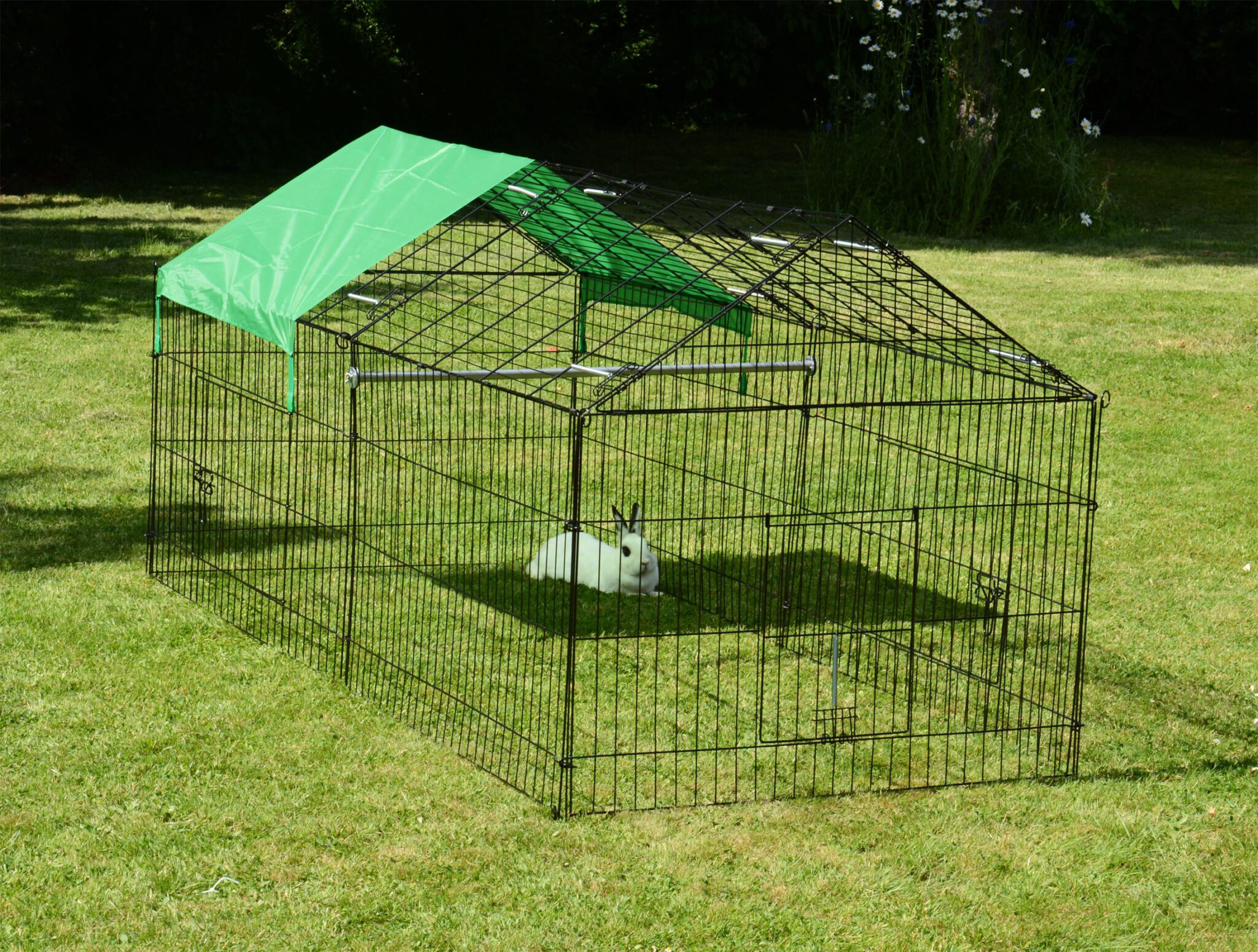 Alphapet® Large Rabbit Chicken Run Play Pen Enclosure with Pitched Roof