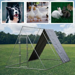 Alphapet® 2.5m X 3m Prism Walk-in Chicken Run Enclosure Coop - Image 6