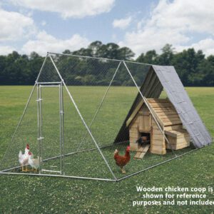 Alphapet® 2.5m X 4m Prism Walk-in Chicken Run Enclosure Coop - Image 6