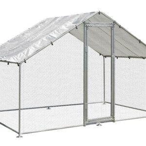 Alphapet® 3m x 2m (25mm) Walk In Galvanised Steel Chicken Run Coop - Image 6