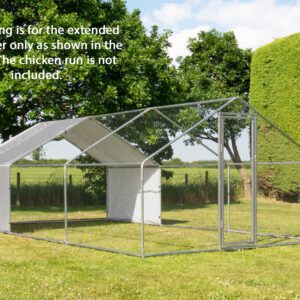 Alphapet® 3m x 2m EXTENDED Chicken Run Roof Cover - Image 4