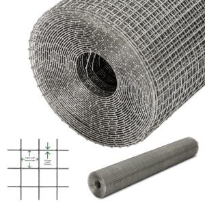 19 Gauge - 10m (60cm Wide) - 1/2" x 1/2" Hole Galvanised Welded Wire Mesh 19G